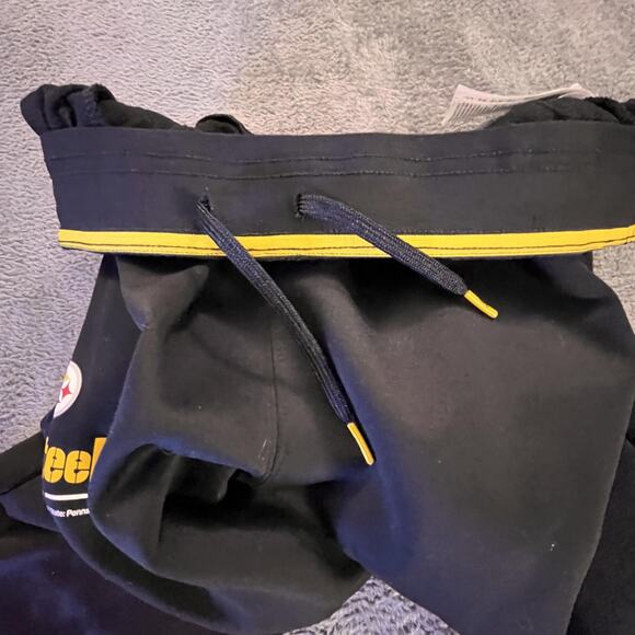 Nike Steelers Joggers Youth Medium 10 12 Therma Fit NFL Sweatpants - Picture 13 of 13